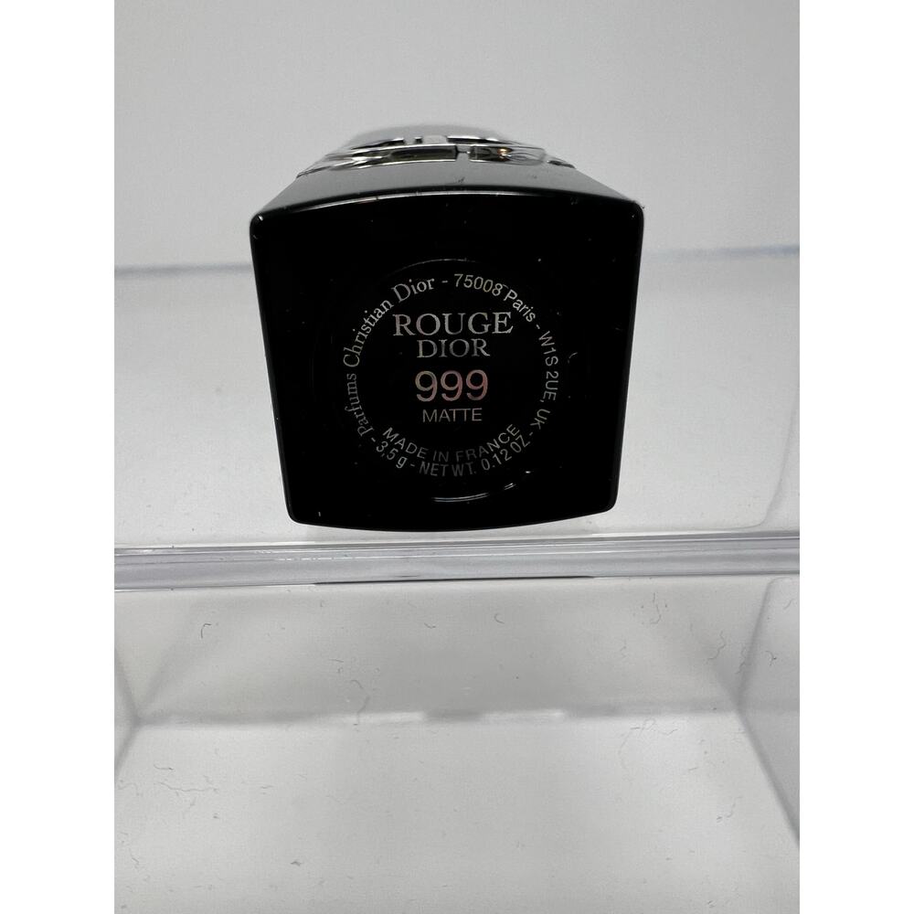 Dior Rouge Lipstick Limited Edition Matte 999 Christmas Red Seasonal - Picture 7 of 7